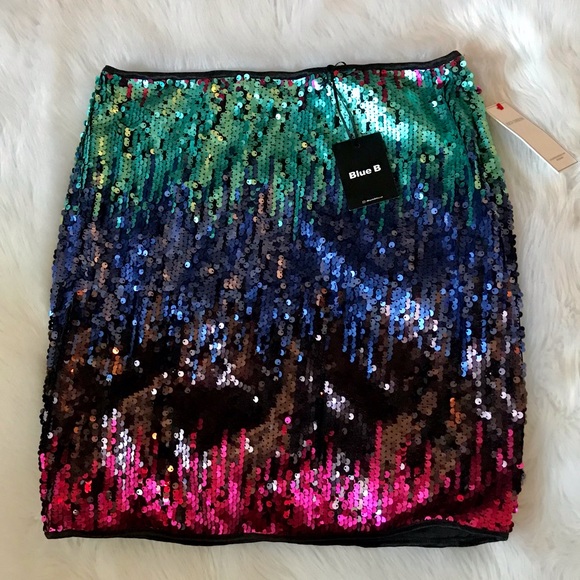💙Blue B Sequin Skirt💙 - Picture 6 of 6